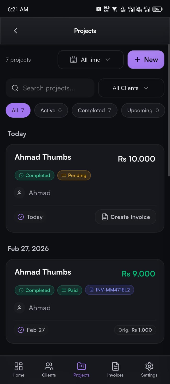 Organize every project
